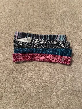 Ivivva Girls Patterned Leggings Set - Pink, Blue, Black, Teal